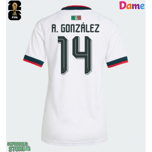 Mexico Armando Gonzalez #14 Replika Udebanetrøje Dame VM 2026 Kortærmet